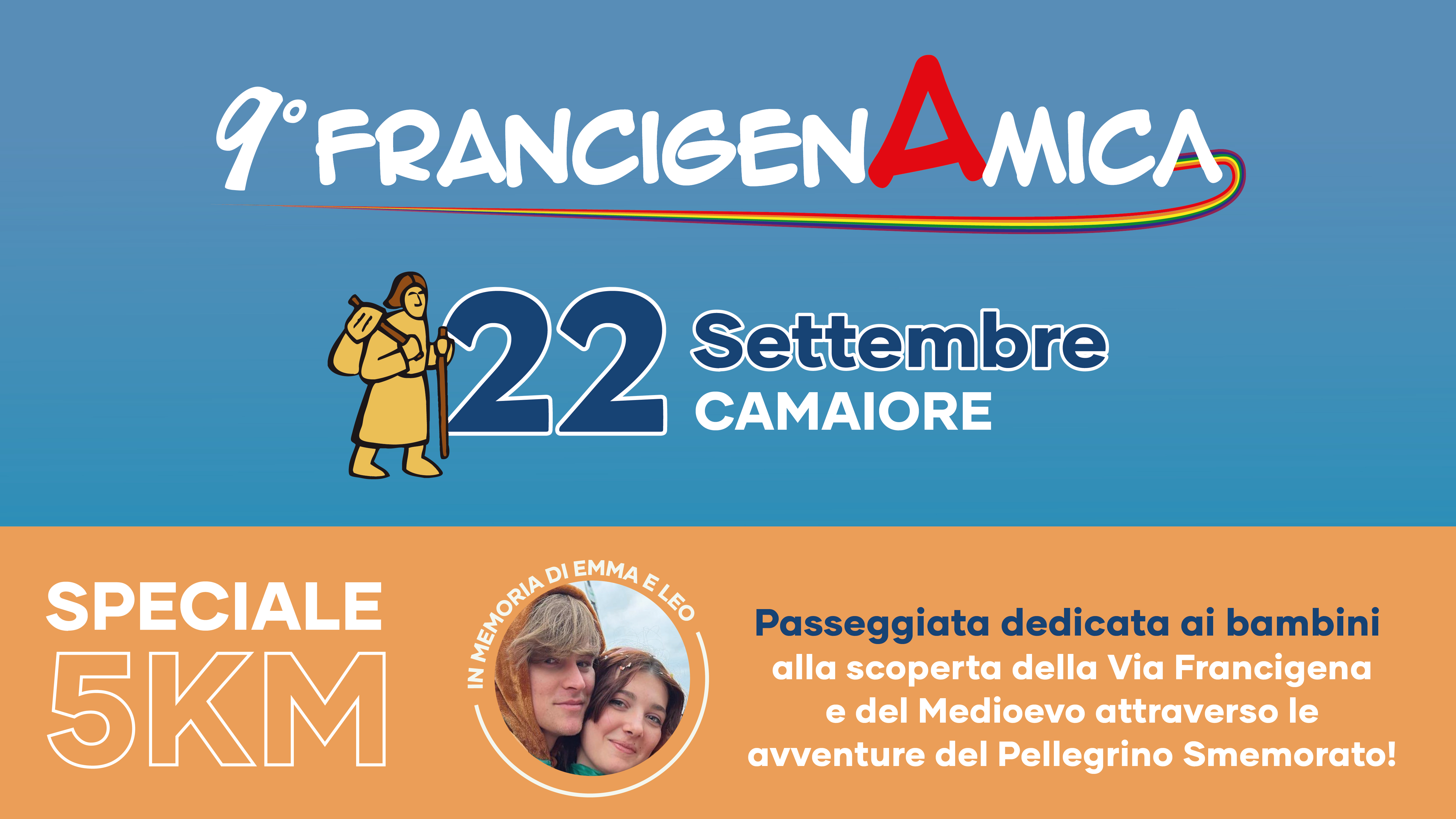 9° FrancigenAmica: SPECIALE BAMBINI sul percorso breve 5 km!