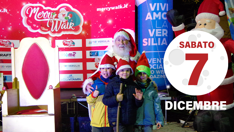 Merry Walk: camminata natalizia al crepuscolo con torcia frontale e cappello di Babbo Natale